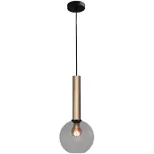 Masterlight Hanglamp Ø 20cm Bella 2 Messing goud met smoke glas