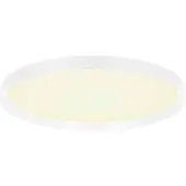 Steinhauer Strakke plafondlamp Flady wit Ø 50cm