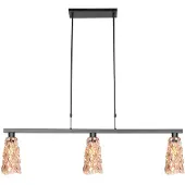 Steinhauer Hanglamp Vidrio 3832ZW amber geel glas