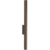 Nowodvorski Lighting Wandlamp Laser, dimbaar, bruin / roest, Woon-/ Eetkamer, metaal, Modern, wandlamp