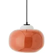 Brilliant Glazen hanglamp Blop, dimbaar, geel / oranje, Woon-/ Eetkamer, Glas, hanglamp