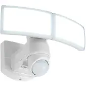 Lutec 7632201053 Arc Led Wandlamp Voor Buiten Pir Wit