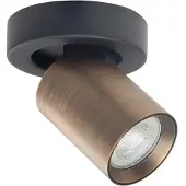 Highlight Spot Oliver 1 lichts brons zwart