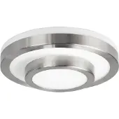 Highlight Master Plafondlamp | 1x E27 Max 60W | IP44 | Dimbaar | Nikkel mat