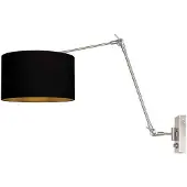 Steinhauer Wandlamp Prestige Chic metaal met zwarte kap