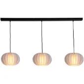Masterlight 3-lichts hanglamp Arena met Ø30cm kappen