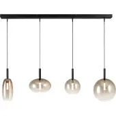 Masterlight 4L hanglamp Lido Ball met gold-fading glas