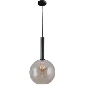 Masterlight Hanglamp Ø 30cm Bella 2 Dappled Oil Met Goud Glas