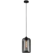 Artdelight 1 Lichts Hanglamp Botany Smoke Glas