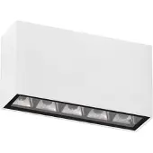 Nova Luce Plafondlamp Jax rechthoek wit