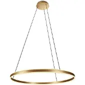 Steinhauer Hanglamp Ringlux 80cm Goud rond 5400 Lumen