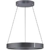 Paul Neuhaus Ronde hanglamp Pure E-Clipse grijs Ø 70cm