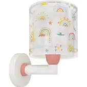 DALBER Wandlamp Rainbow roze voor kinderkamer