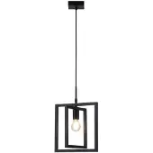 Searchlight Zwarte Hanglamp Plaza Enkel