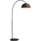 Masterlight Staanlamp Industria 186 roestbruin met wit