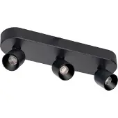 Eth 3-lichts opbouwspot Dennis led - zwart