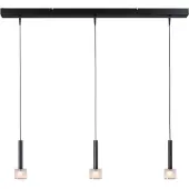 Masterlight 3-lichts hanglamp Fabro led - dappled oil