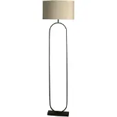 Searchlight Vloerlamp Modish zwart met taupe kap