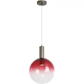 Searchlight Design Hanglamp Ombre Rood Glas