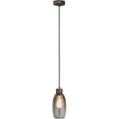 Masterlight Glazen hanglamp Olive Ø 12,5cm - cacao