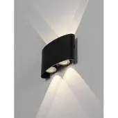 Nova Luce Ovale wandlamp Duomo antraciet
