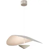 Masterlight Deense stijl hanglamp Lente Ø 60cm - zand - met katrol