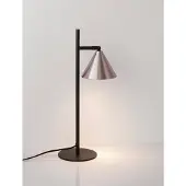 Nova Luce Tafellamp Conico zwart met koffiebruin