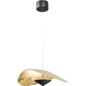 Masterlight Ø 45cm led hanglamp Lente bladgoud - met katrol