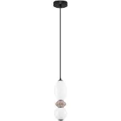 Lyora Hanglamp Pallina wit - mokka