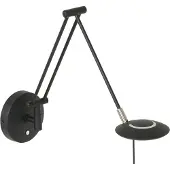 Steinhauer Zodiac LED Wandlamp | 6W 2700K 700lm 927 | Dimbaar | Chroom/Zwart