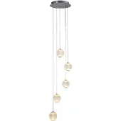 Searchlight Hanglamp Allure, dimbaar, Woon-/ Eetkamer, metaal, Modern