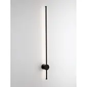 Nova Luce Design wandlamp Ridge zwart 97cm