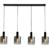 Searchlight Hanglamp Sweden 4-lichts Smoked