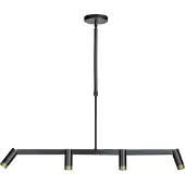 Expo ETH Miller Hanglamp 4x E27 Zwart