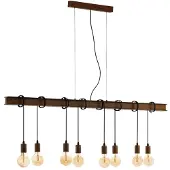 Eglo Eetkamer hanglamp Townshend 4 roestbruin