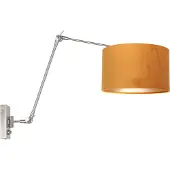 Steinhauer Wandlamp Prestige Chic 8111ST met goud velours kap