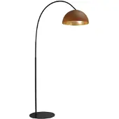 Masterlight Staanlamp Industria 186 roestbruin met goud