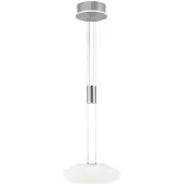 Q-SMART-HOME Slimme hanglamp Q-Etienne, dimbaar, alu / grijs / zink, Woon-/ Eetkamer, metaal, Modern, Slimme hanglamp