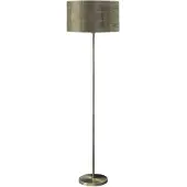 Highlight Vloerlamp Project koper brons met bruine kap