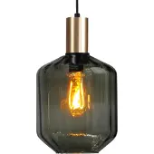 Masterlight Hanglamp goud Porto met Jagger green glas - Ø 19cm