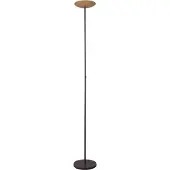Masterlight Design vloerlamp Scala zwart met goud Ø 25cm