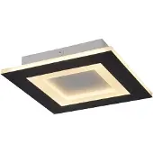 Searchlight Plafonniere Squary Vierkant 25cm Zwart