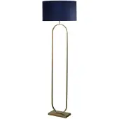 Searchlight Vloerlamp Modish brons met blauwe kap