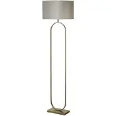 Searchlight Vloerlamp Modish brons met grijze kap