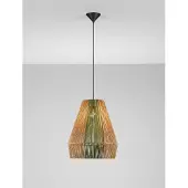 Lyora Hanglamp Dena Ø 39cm bruin met groen