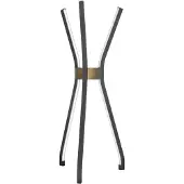 Highlight Tafellamp Forli Zwart 53cm