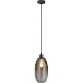 Masterlight Glazen hanglamp Olive Ø 18,5cm - zwart