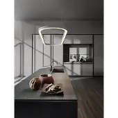 Lyora Ovale hanglamp Cuppe wit