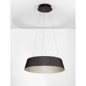 Lyora Hanglamp Alba zwart Ø 54cm