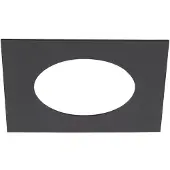 SLV Inbouwframe Voor Numinos S Recht 160 100mm Zwart